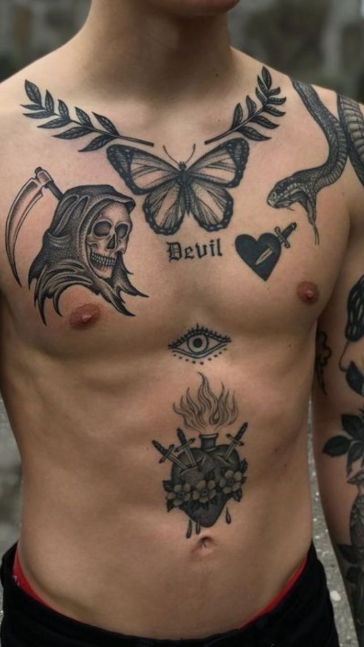 118 Butterfly Tattoos For Men Photos and Premium High Res Pictures  Getty  Images